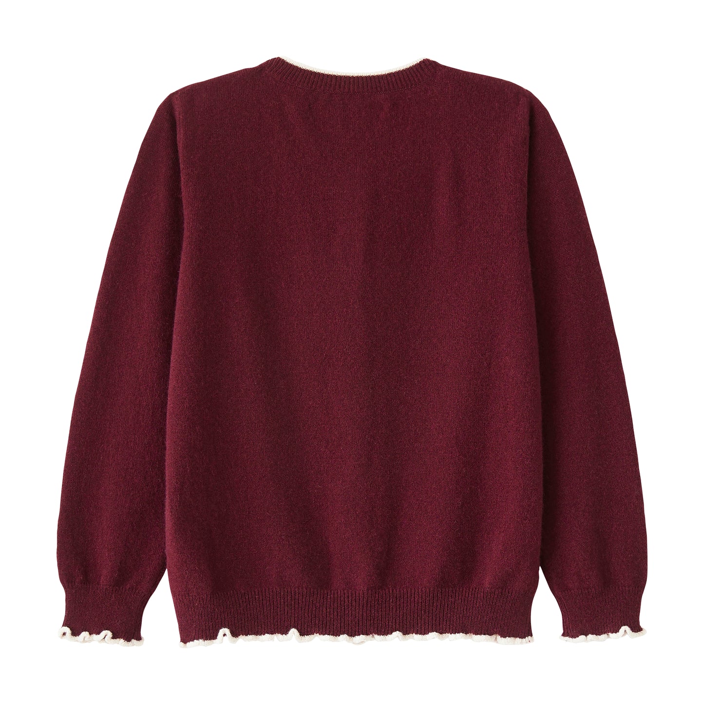 Startsmart Burgundy Cashmere Cardigan