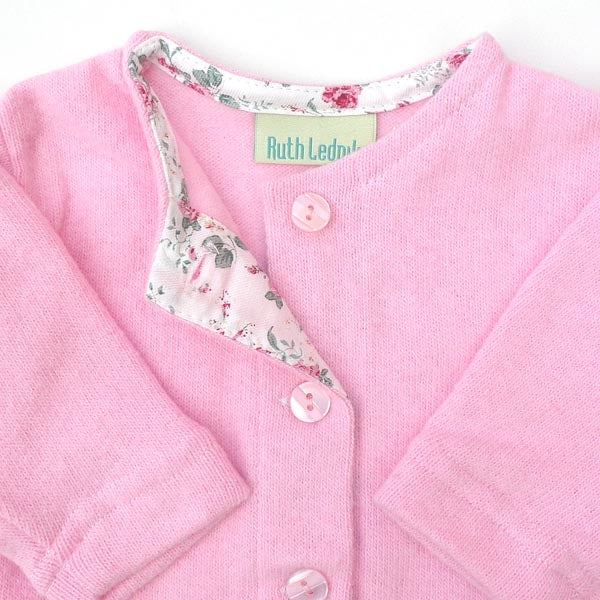 Ruth Lednik Pale Pink Cardigan