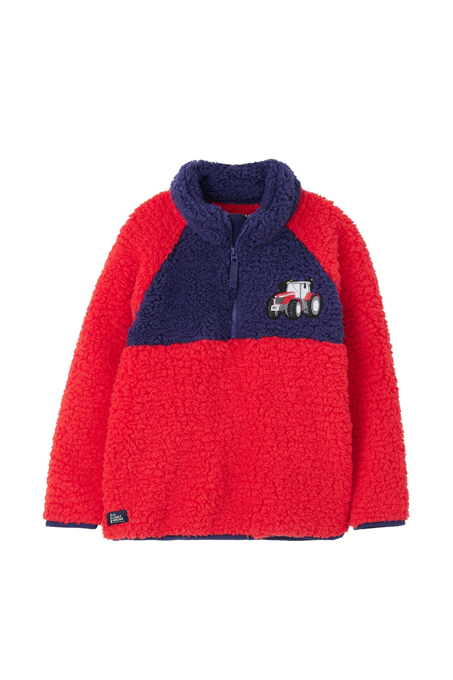 Lighthouse Red Tractor Fleece