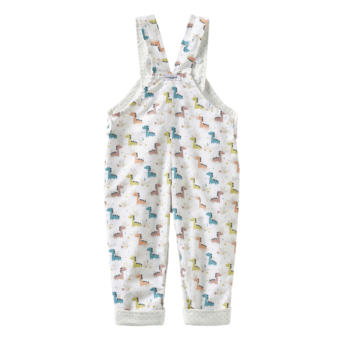 Startsmart Dinosaur Reversible Dungarees