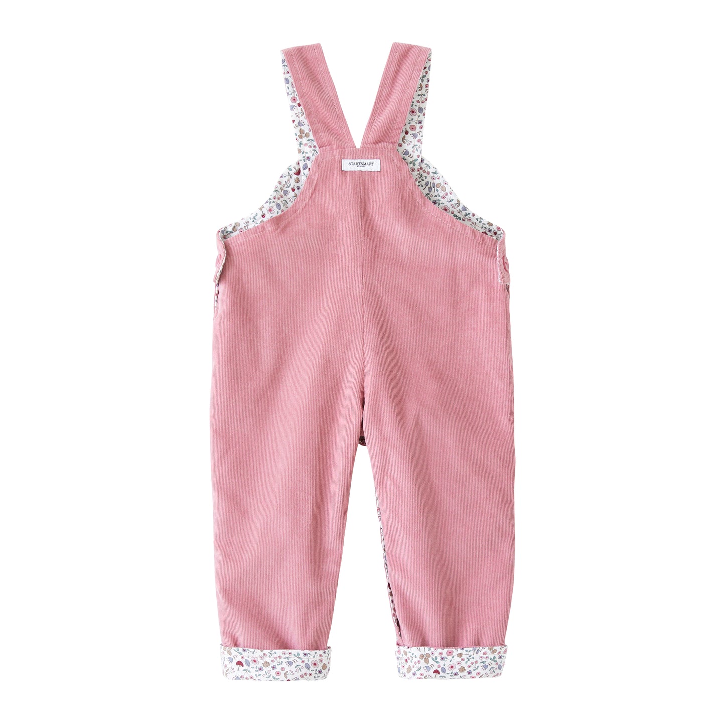 Startsmart Pink Cord Reversible Dungarees