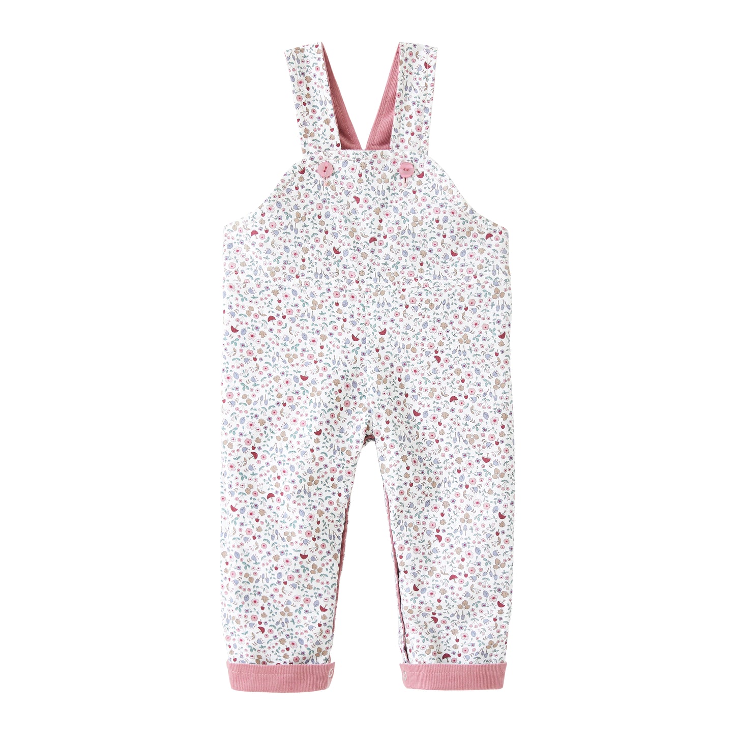 Startsmart Pink Cord Reversible Dungarees