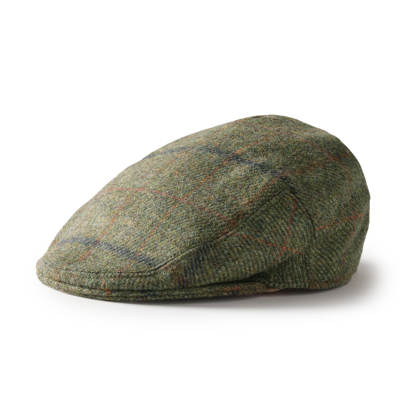 Startsmart Navy Check Flat Cap