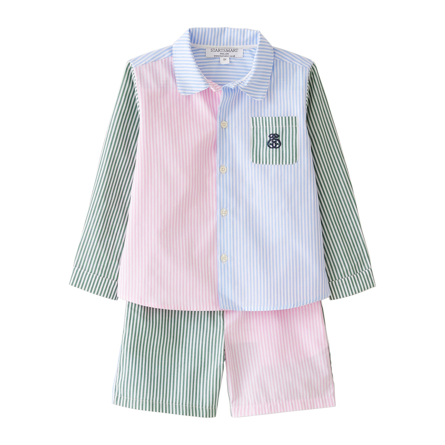 Startsmart Stripe Shirt & Short Set