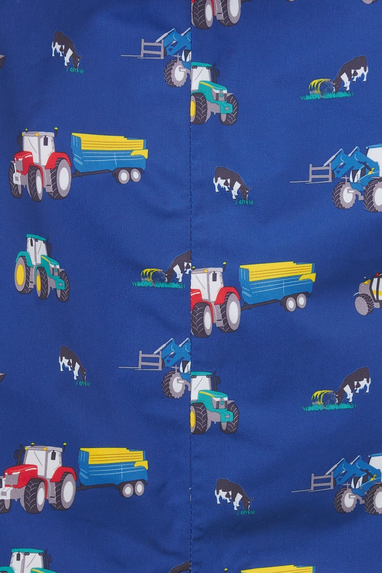 Lighthouse Navy Farm Print Puddlesuit