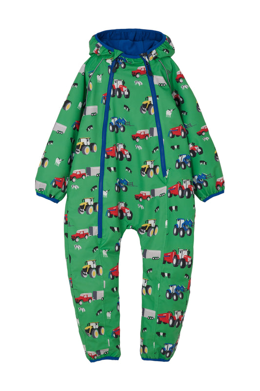 Lighthouse Green Tractor Puddlesuit