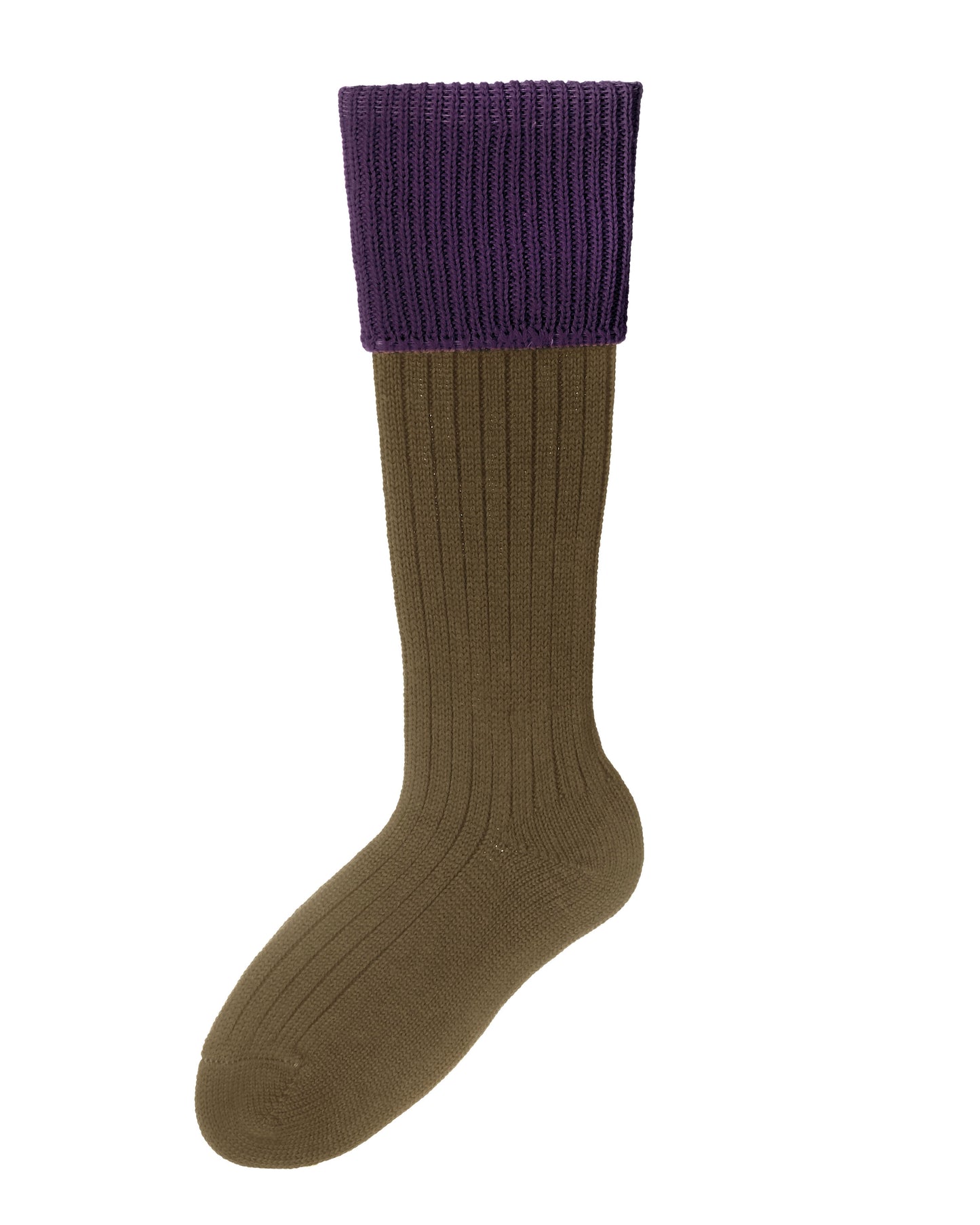 House of Cheviot Dark Olive/Thistle Shooting Socks