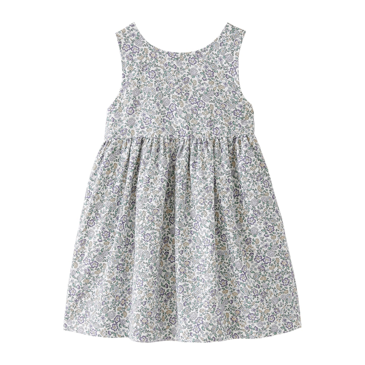Startsmart Lilac Floral/Check Reversible Pinafore