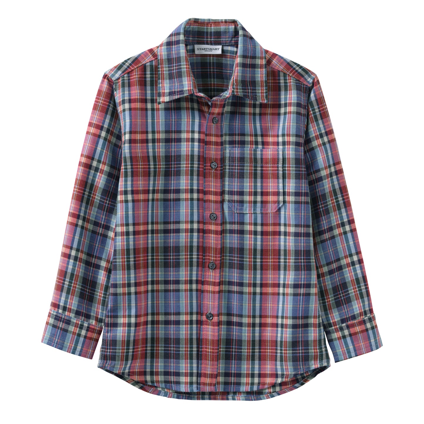 Startsmart Red & Navy Lumberjack Check Shirt