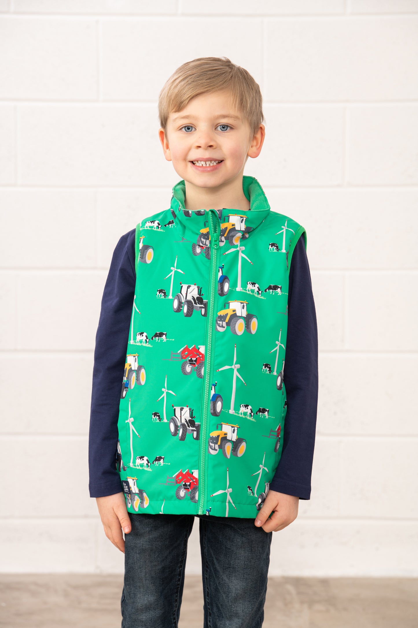 Lighthouse Green Tractor Gilet