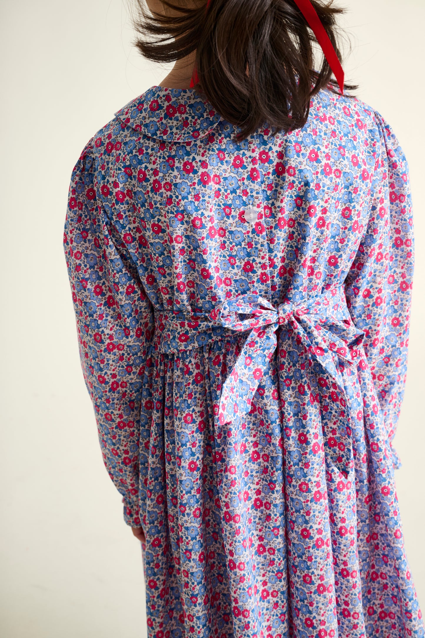Question Everything Blue and Pink Smock Dress