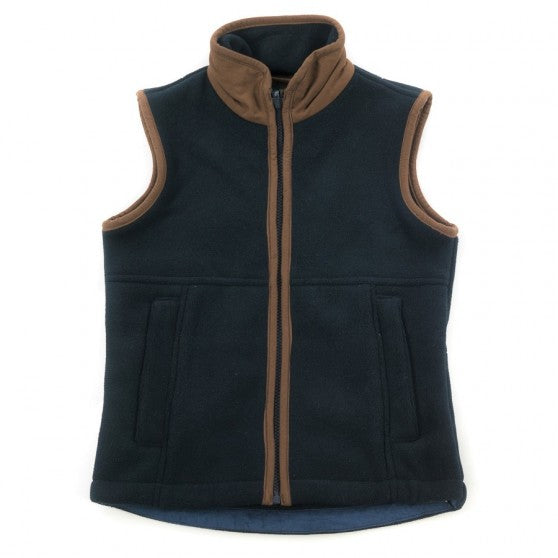 Alan Paine Navy Fleece Gilet FROM