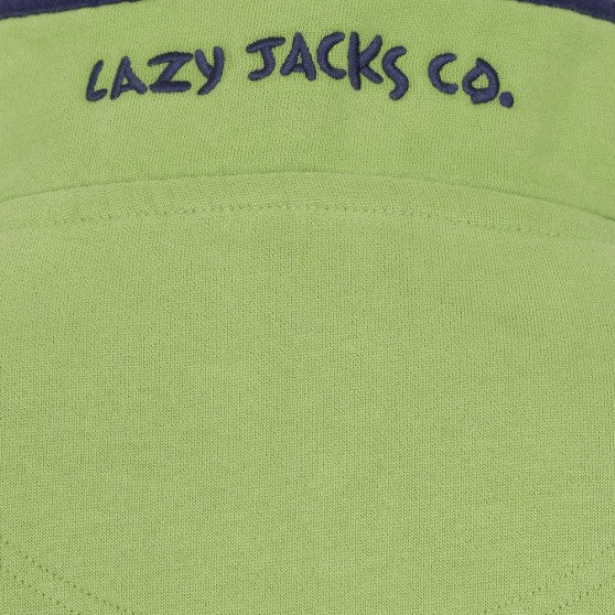 Lazy Jack Quarter Zip Sweatshirt Lime