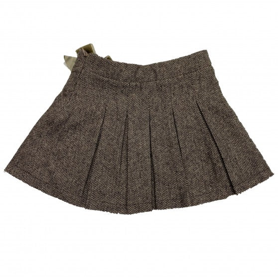 Startsmart Brown Herringbone Skirt