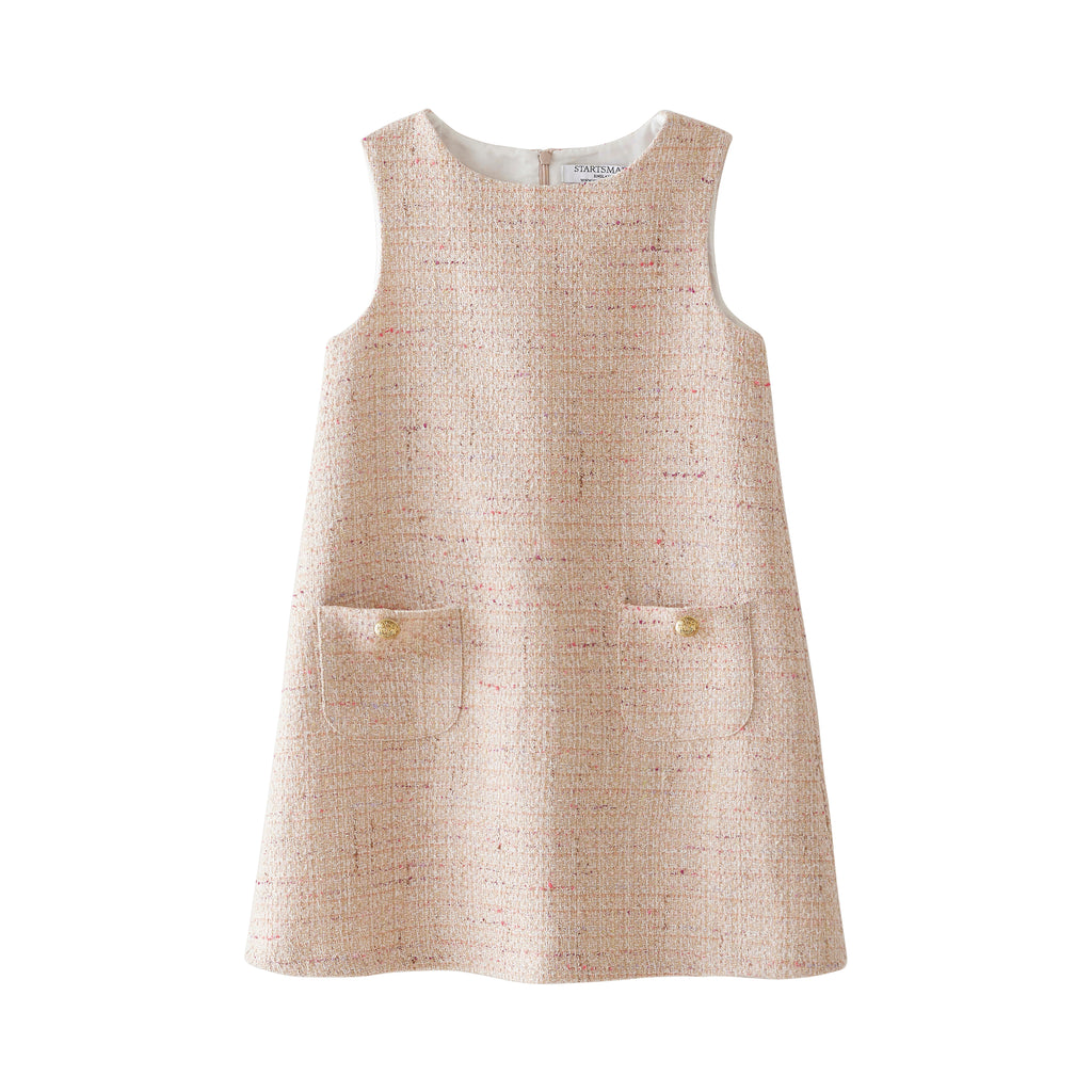 Startsmart Pink Tweed Pinafore