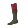 House of Cheviot Spruce/Brick Red Shooting Socks