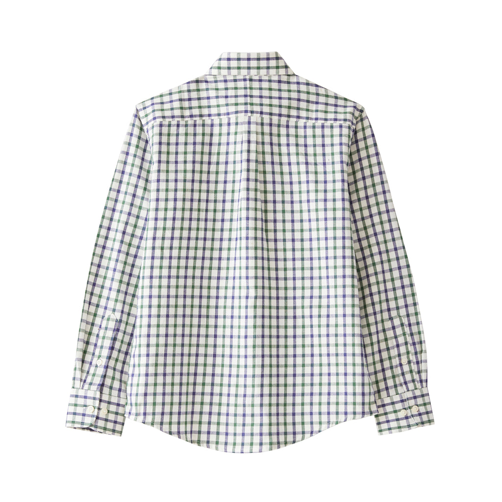 Alan Paine Navy & Green Check Shirt