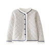 Startsmart Blue Floral Quilted Jacket