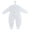 Dandelion White Teddy Bear Knitted Onesie