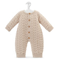 Dandelion Taupe Basket Weave Chunky Onesie