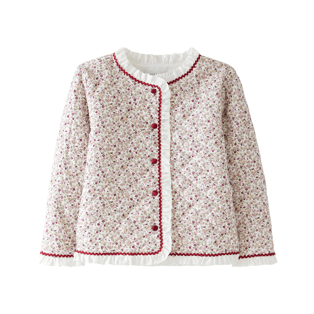 Startsmart Pink Floral Quilted Jacket