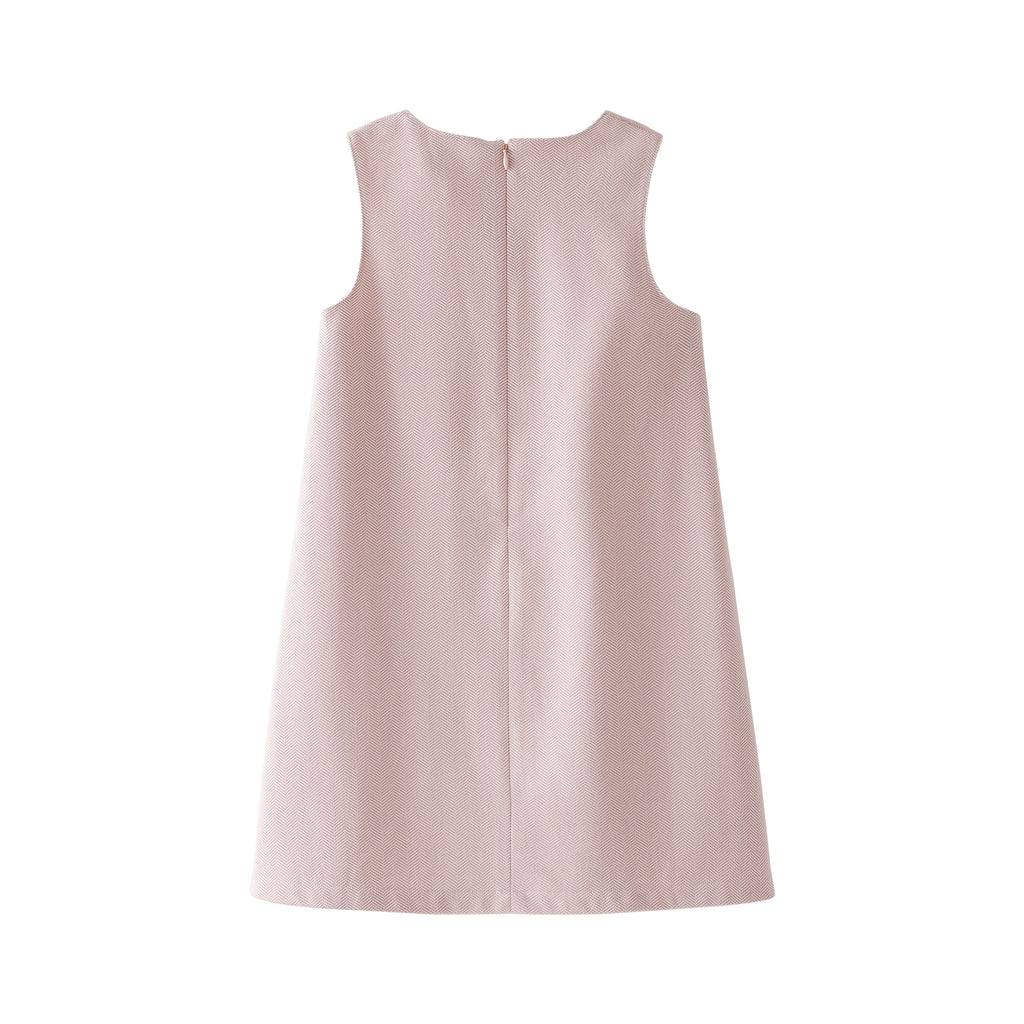 Startsmart Pink Herringbone Pinafore