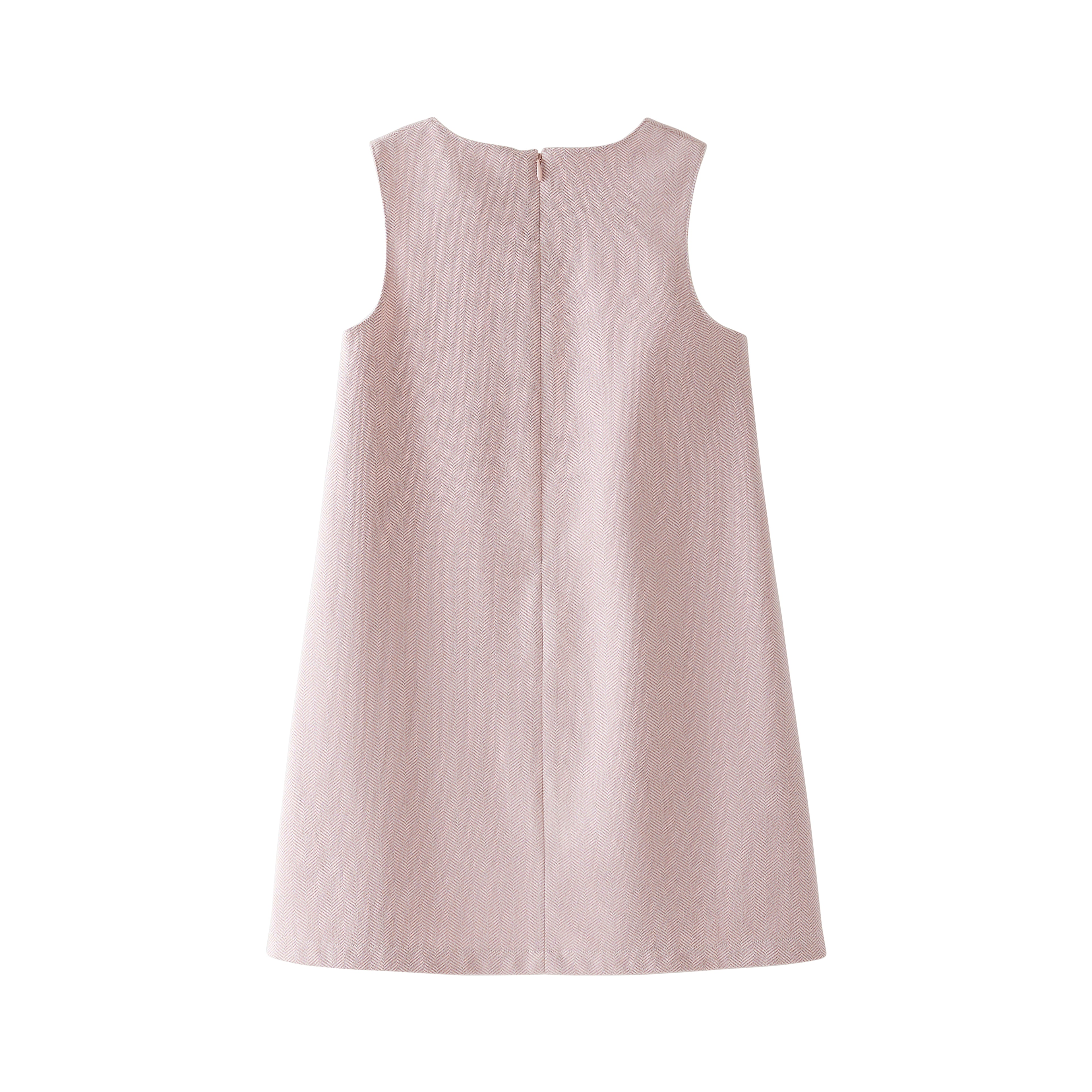 Startsmart Pink Herringbone Pinafore