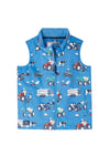 Lighthouse Blue Tractor Gilet