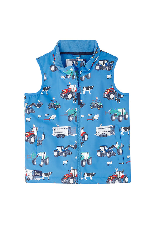 Lighthouse Blue Tractor Gilet