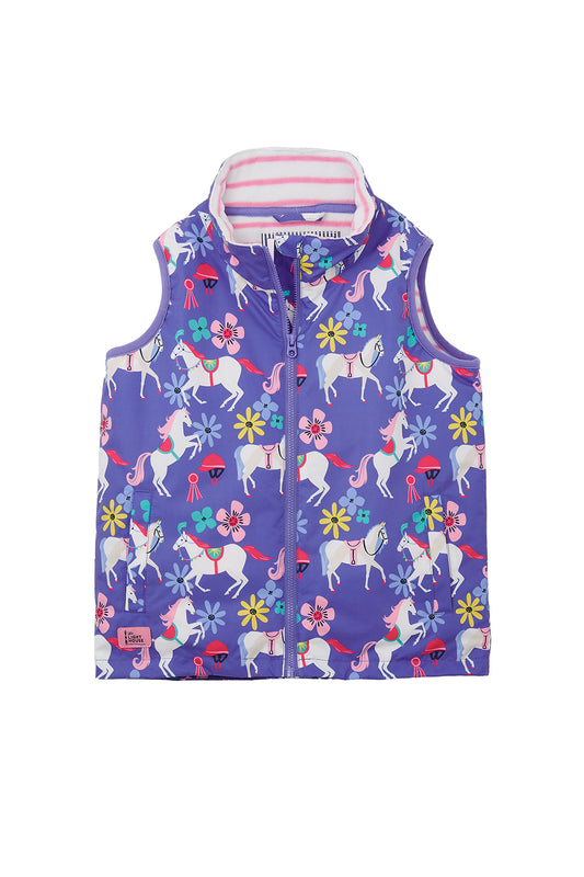 Lighthouse Purple Horse Print Gilet