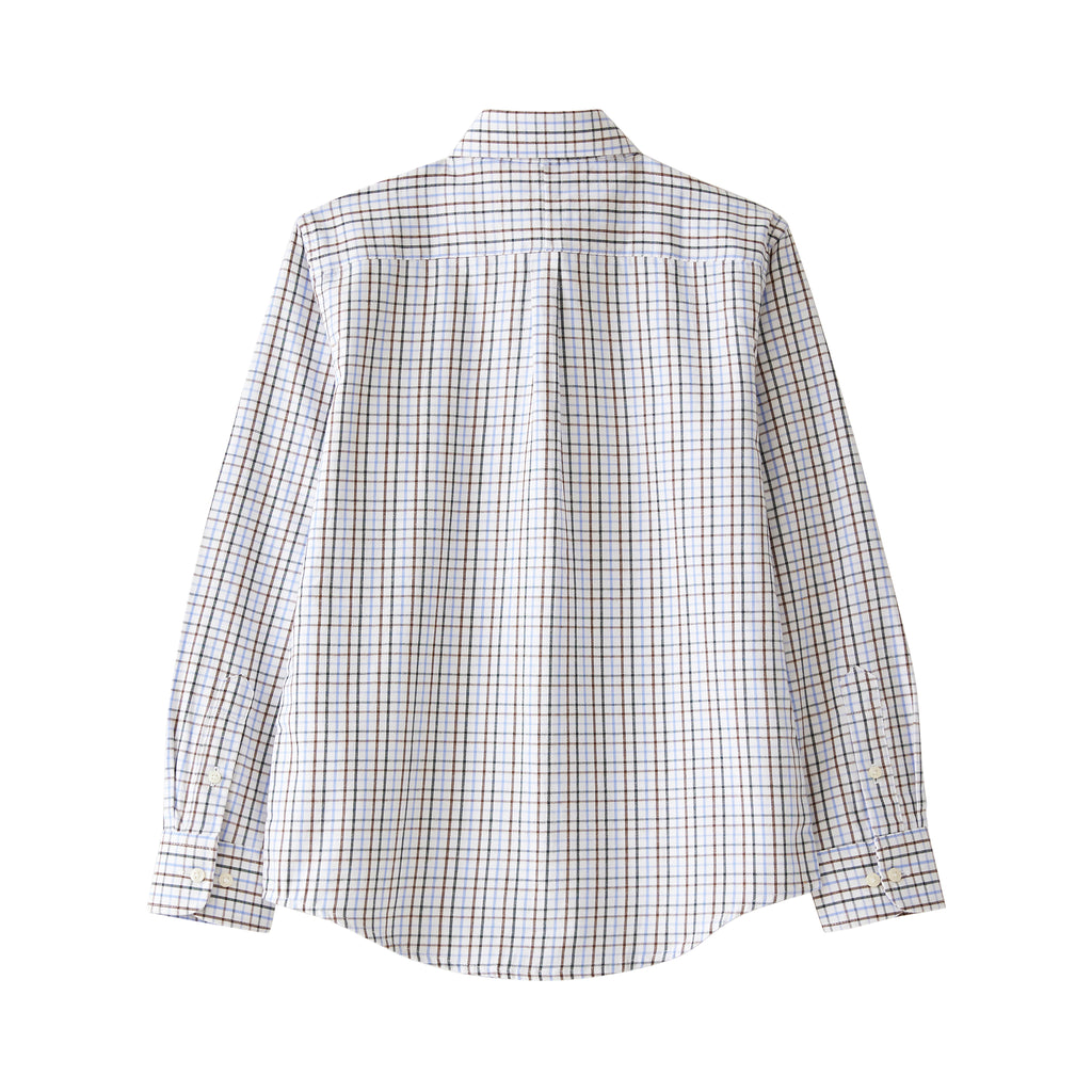 Alan Paine Green, Blue & Brown Check Shirt