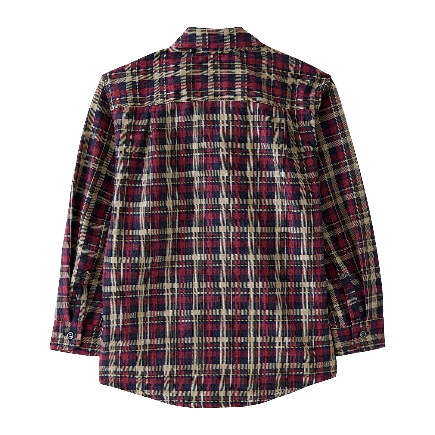 Startsmart Burgundy & Navy Check Shirt