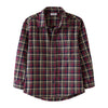 Startsmart Burgundy & Navy Check Shirt