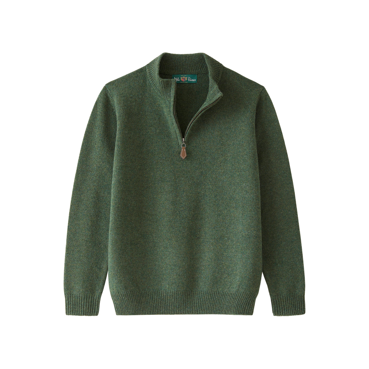 Alan Paine Rosemary Lambswool Quarter Zip Jumper