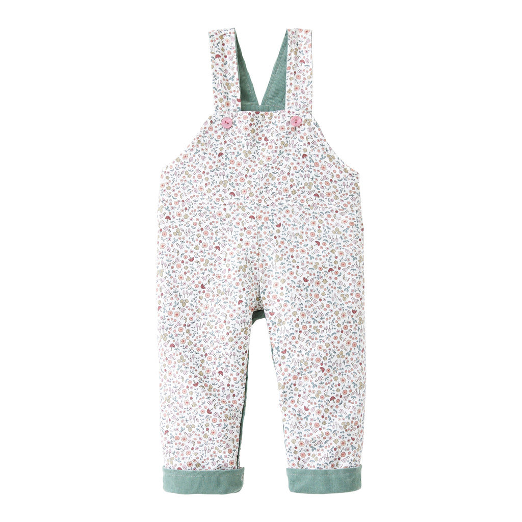 Startsmart Sage Cord Reversible Dungarees