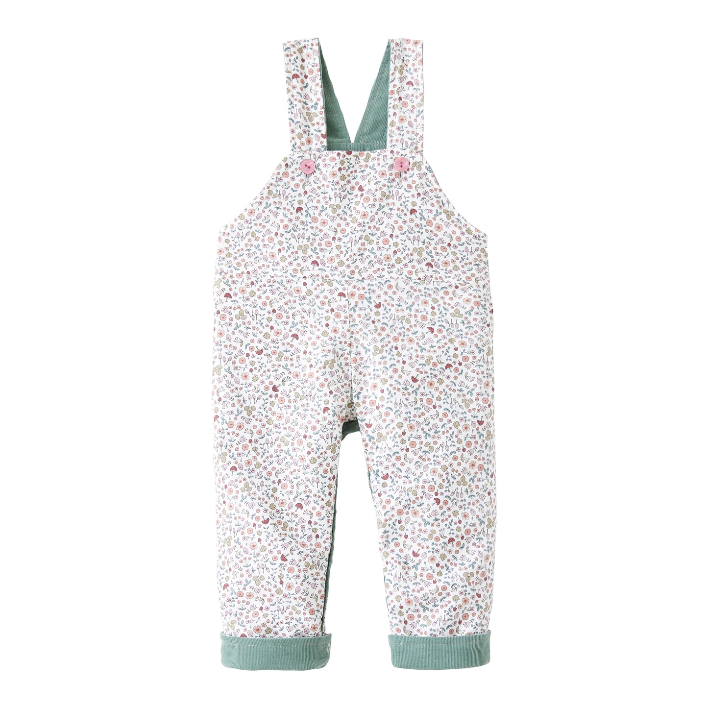 Startsmart Sage Cord Reversible Dungarees