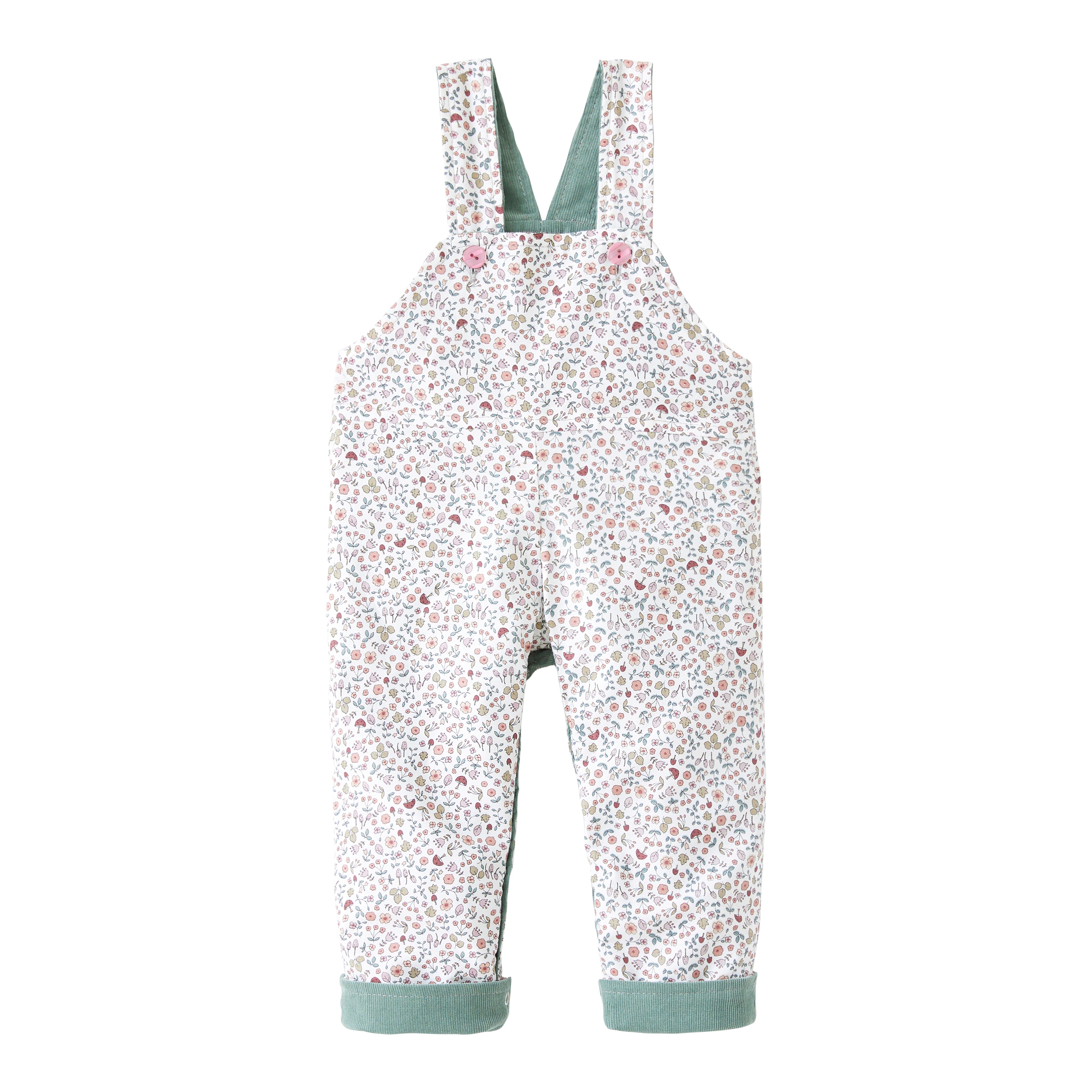 Startsmart Sage Cord Reversible Dungarees