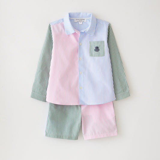 Startsmart Stripe Shirt & Short Set