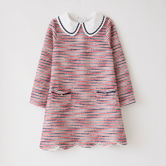 Startsmart Navy and Red Dress