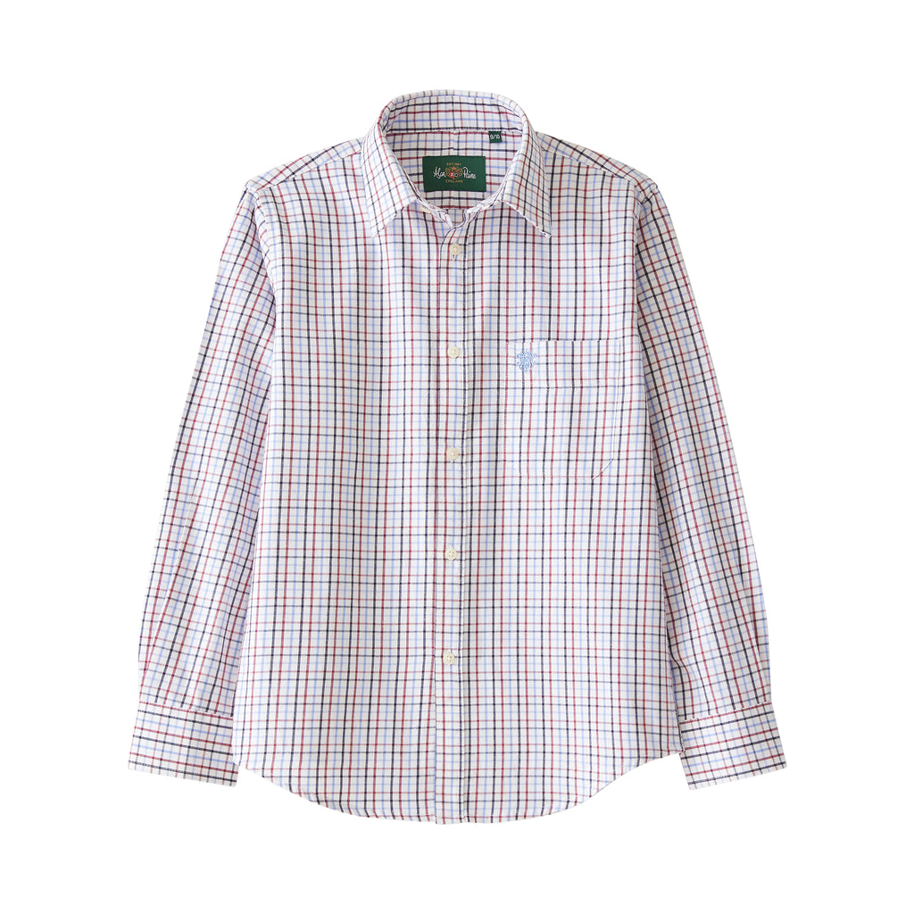 Alan Paine Red, Blue & Navy Check Shirt