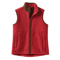 Alan Paine Red Fleece Gilet