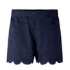 Rachel Riley Navy Cord Scalloped Shorts