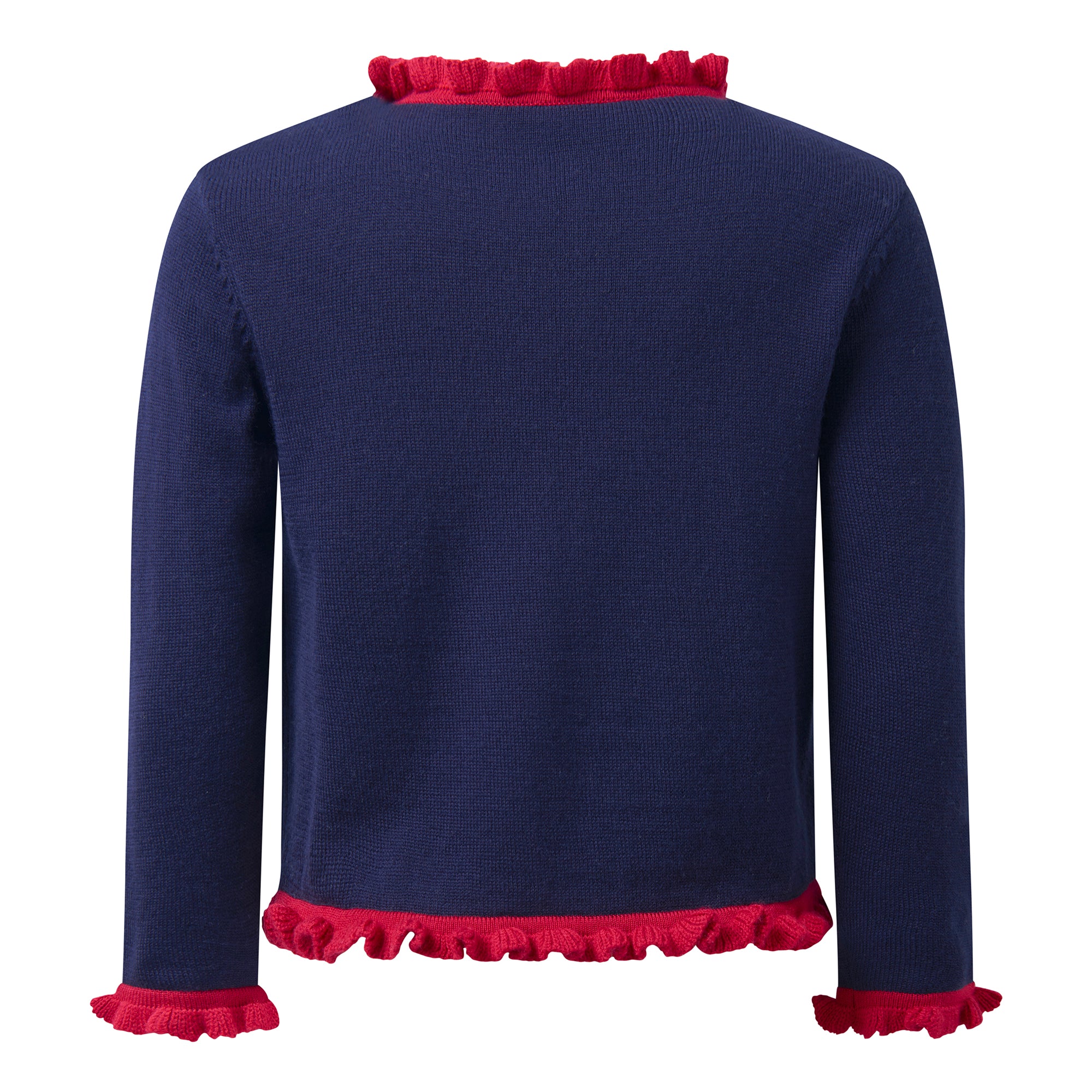 Rachel Riley Navy Bow Jumper