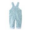 Startsmart Blue Floral/Dot Reversible Dungarees