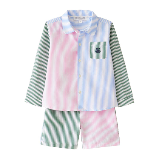 Startsmart Stripe Shirt & Short Set