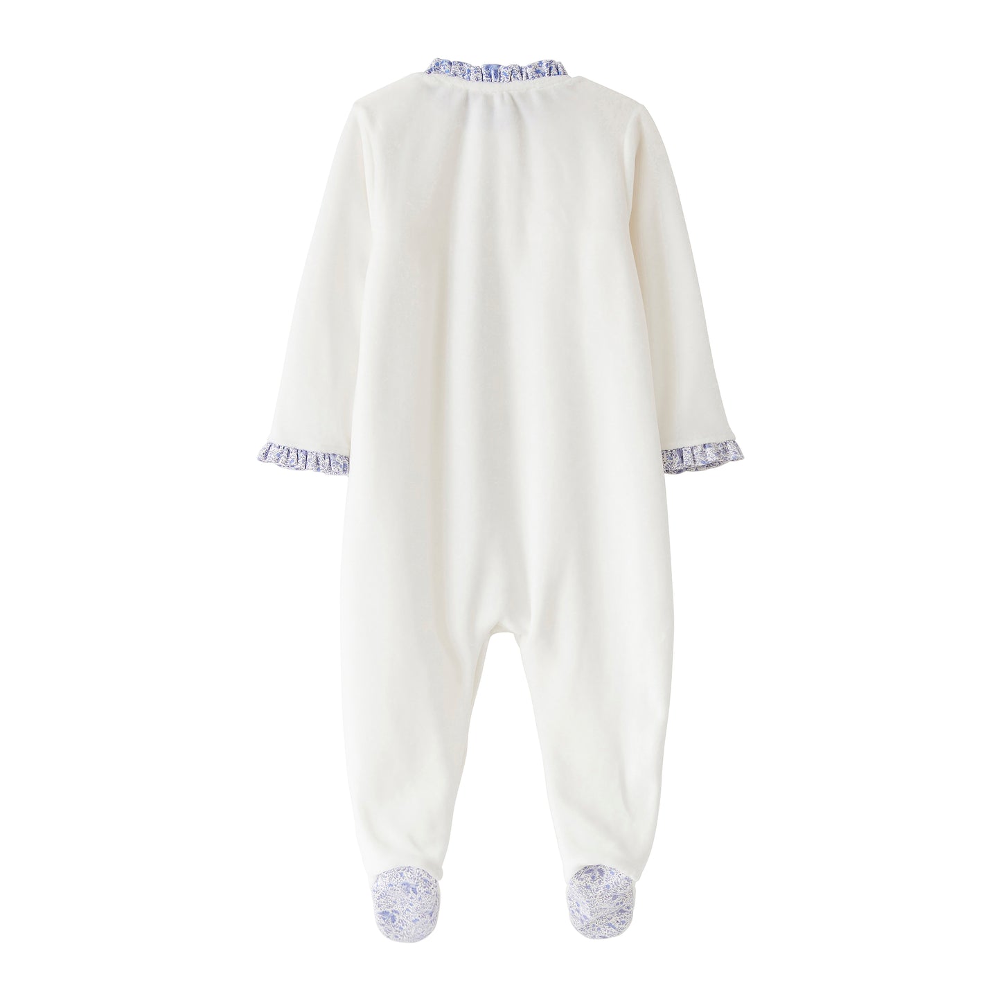 Startsmart Blue Ruffle Sleepsuit
