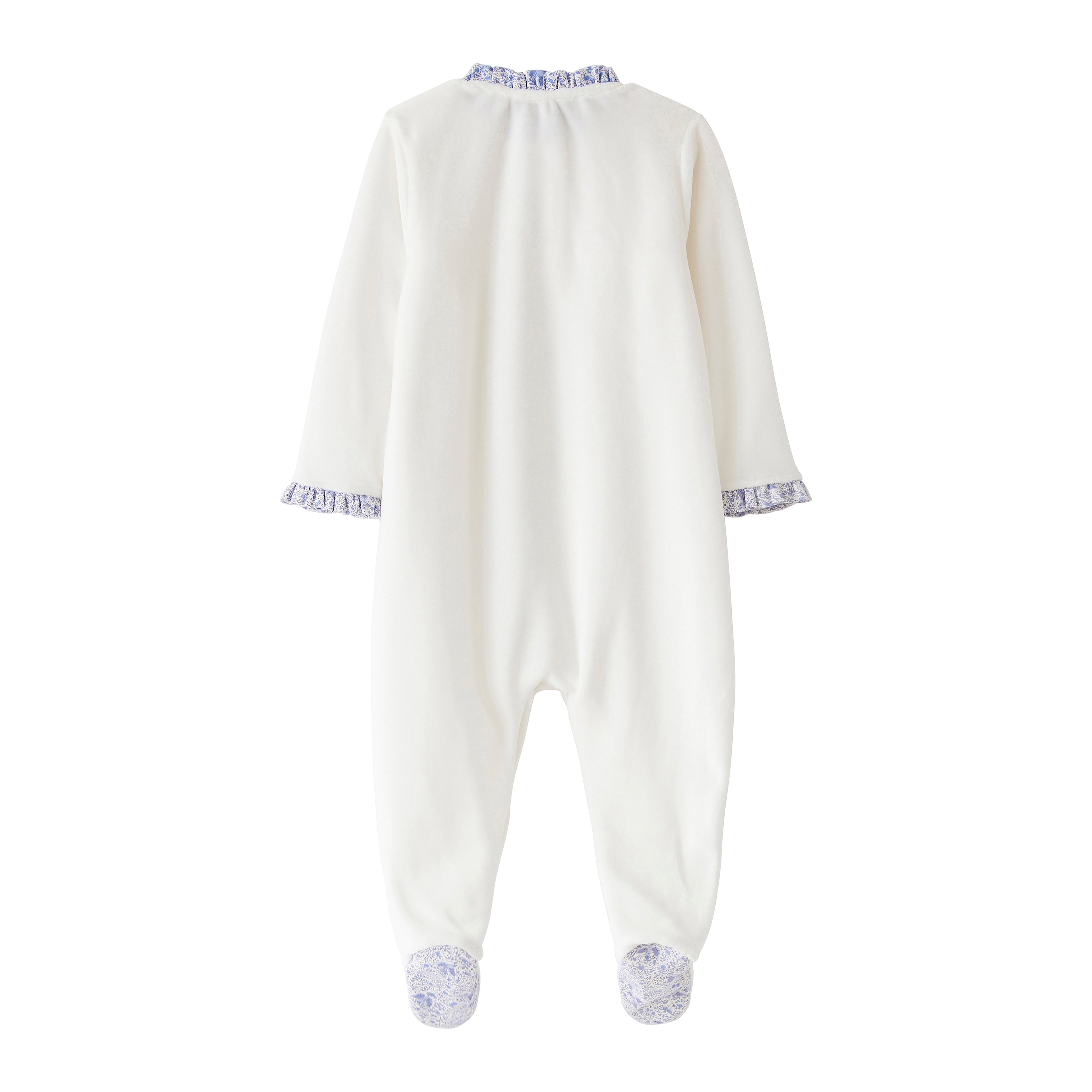 Startsmart Blue Ruffle Sleepsuit