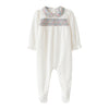 Startsmart Pink/Green/Blue Floral Smocked Sleepsuit