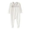 Startsmart Pink/Green Pastel Floral Smocked Sleepsuit