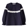 Startsmart Navy Ruffle Top